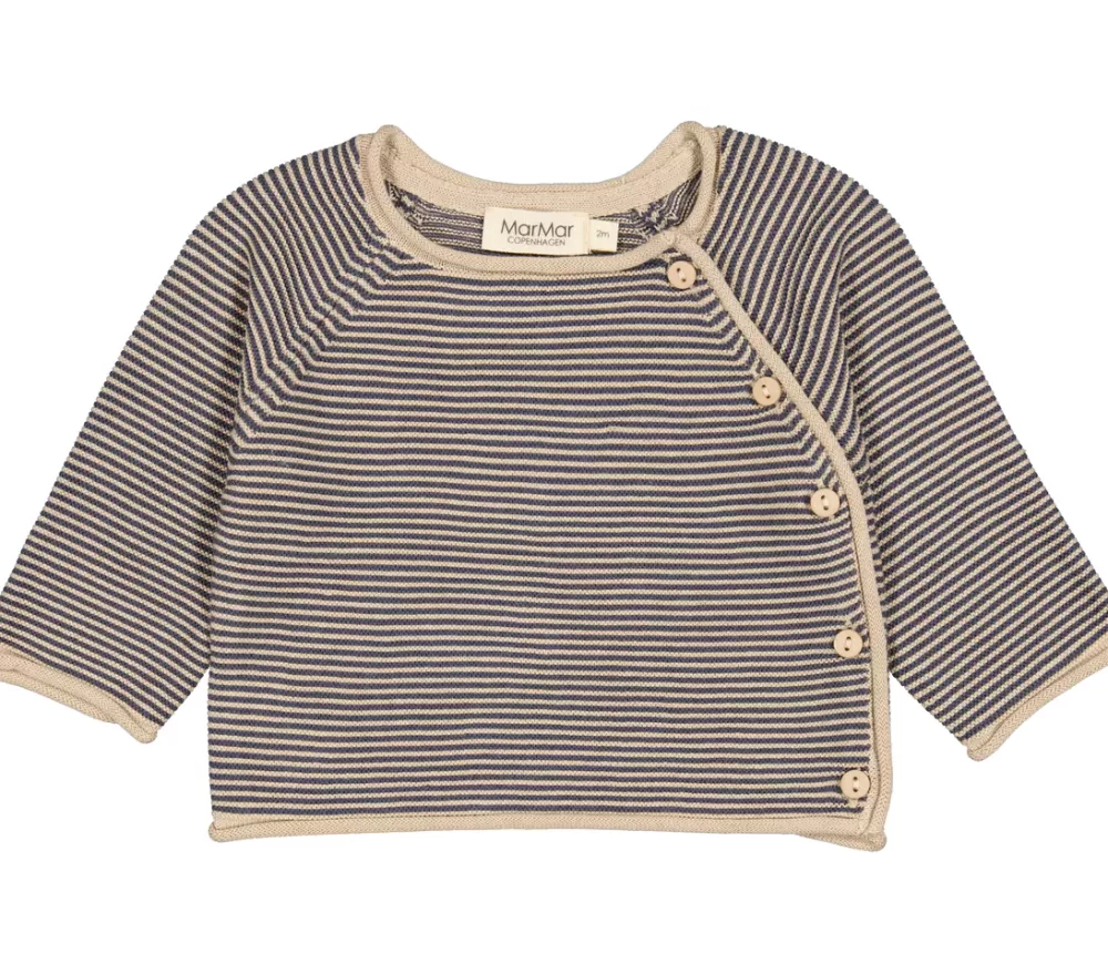 MarMar Copenhagen Strik>Toll, Bluse Blue Stripe