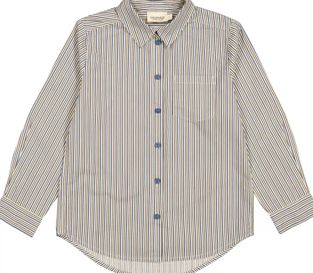 MarMar Copenhagen Overdele>Tommy, Skjorte Ocean Stripes