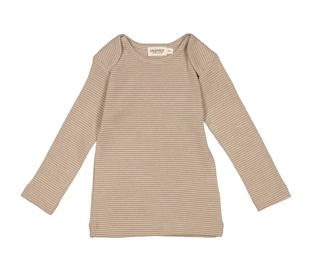 MarMar Copenhagen Overdele>Tor, T-Shirt Sandstone Stripe