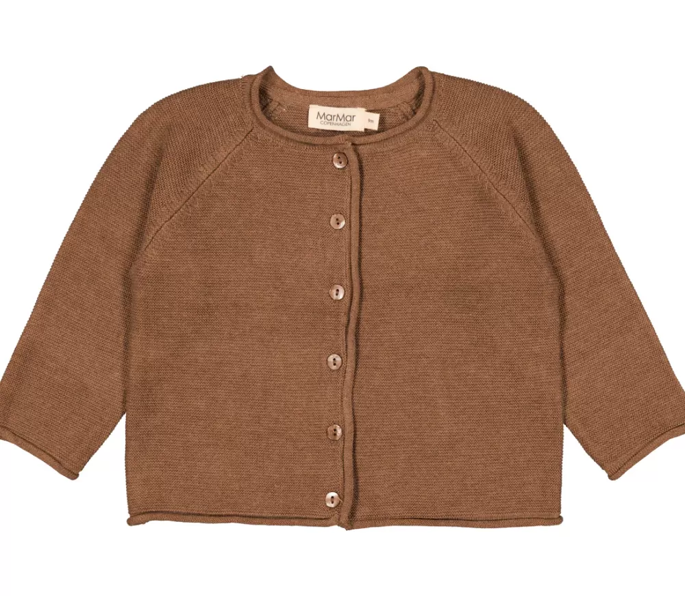 MarMar Copenhagen Strik>Totti, Cardigan Dark Fudge Melange