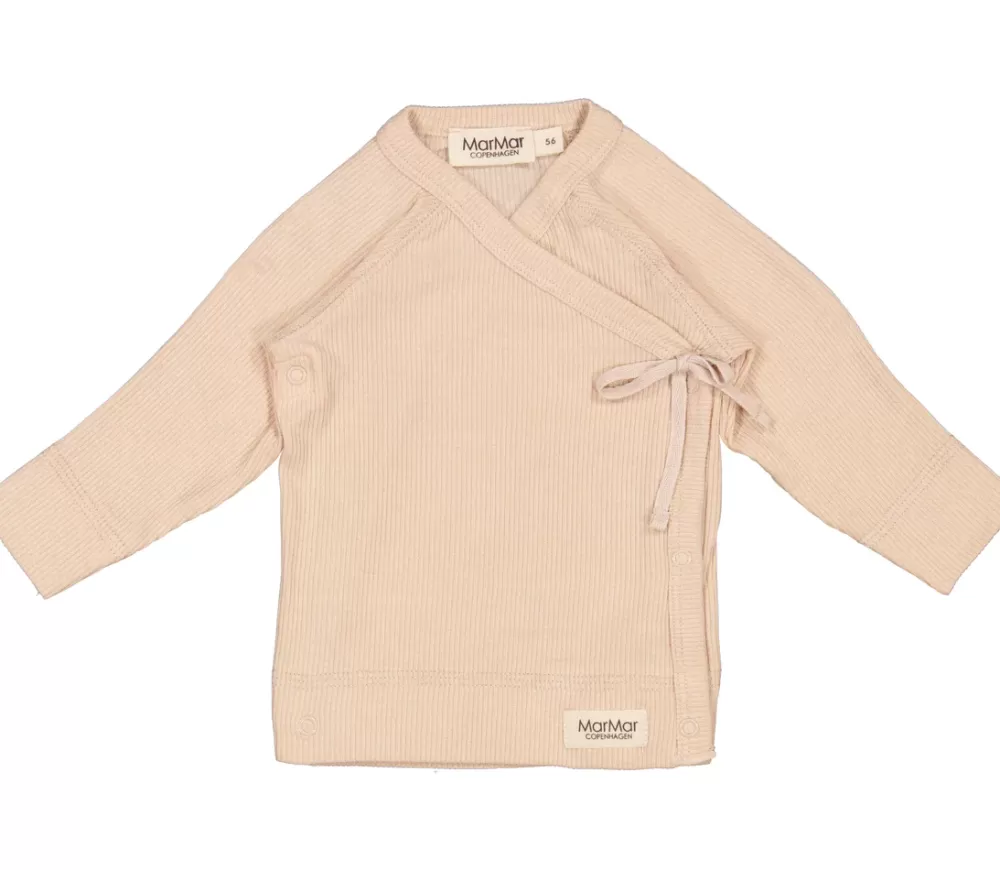 MarMar Copenhagen Bluser>Tut Wrap Ls, Bluse Rose Moon