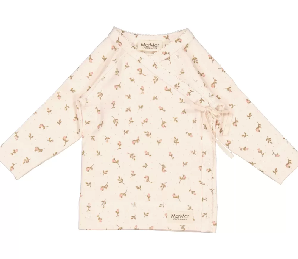 MarMar Copenhagen Bluser>Tut Wrap Ls, Bluse Little Rose