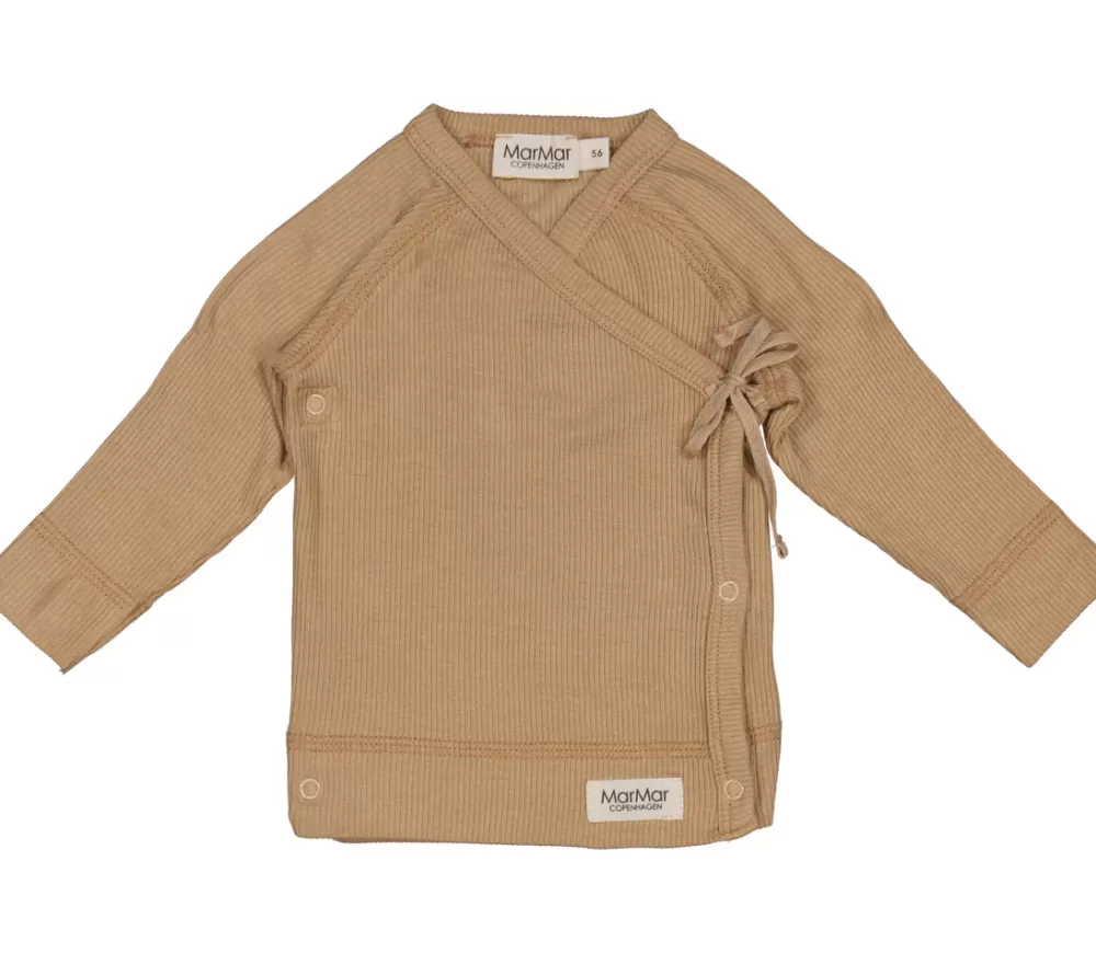 MarMar Copenhagen Overdele>Tut Wrap Ls, Bluse Cumin