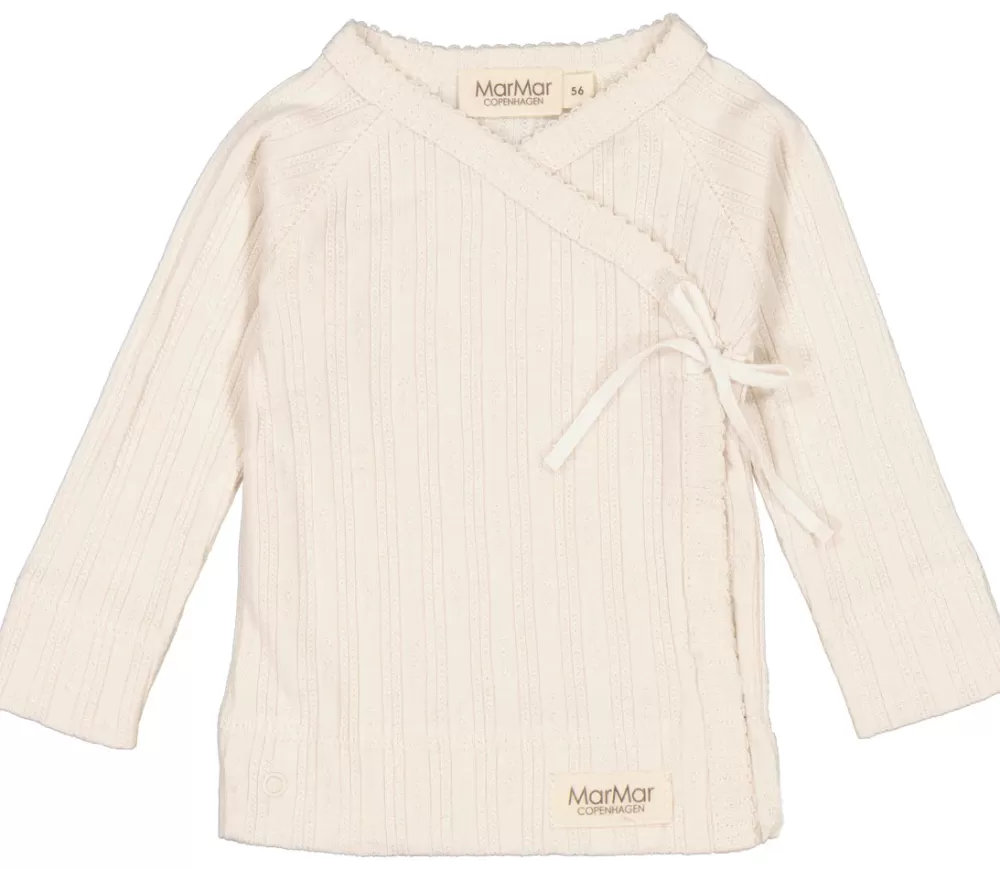 MarMar Copenhagen Bluser>Tut Wrap Ls, Bluse Vanilla